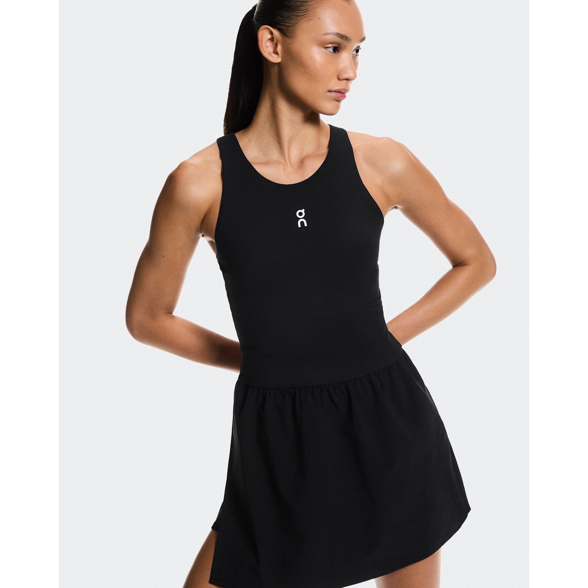 On Court Dress Split Black
