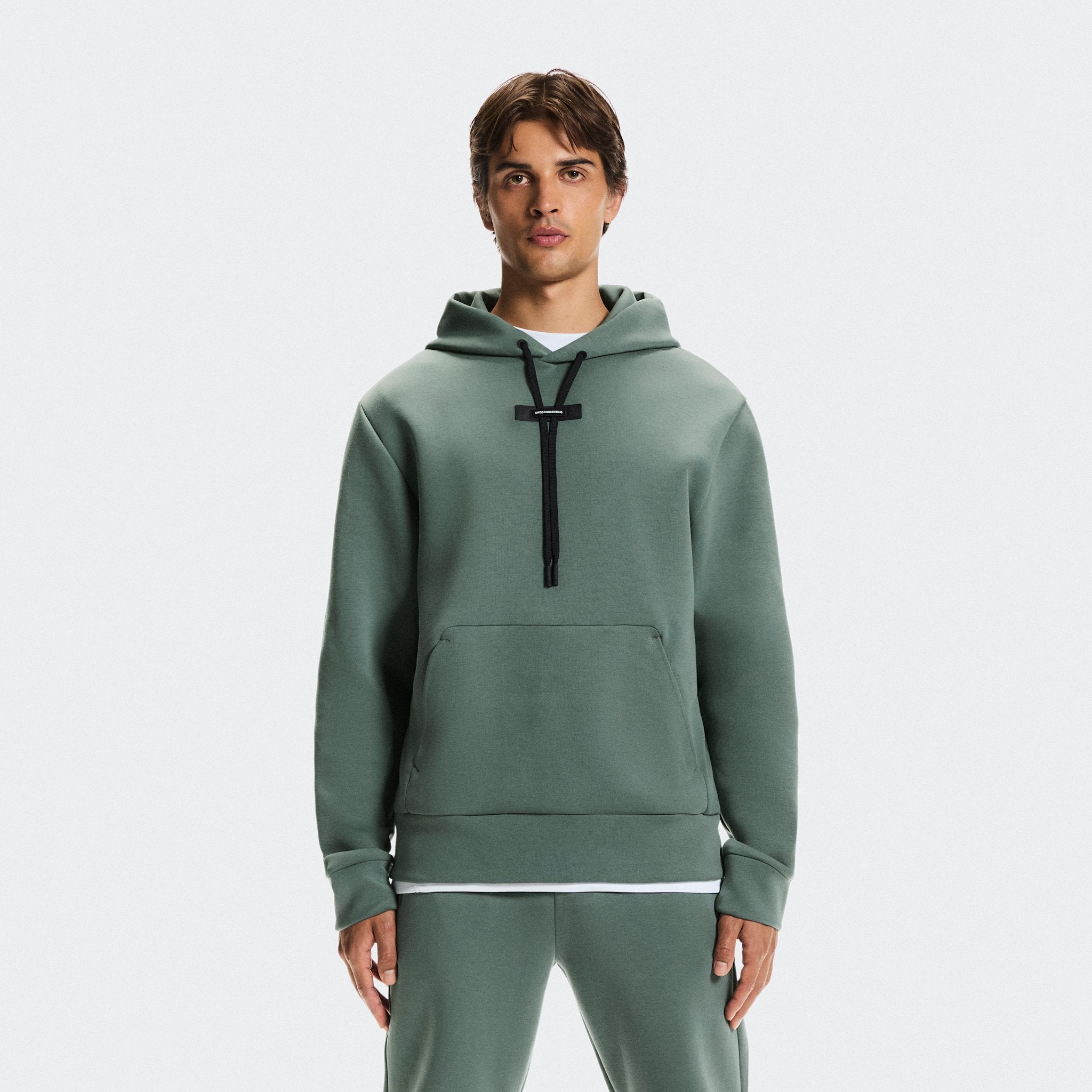 On Focus Tech Hoodie Olive