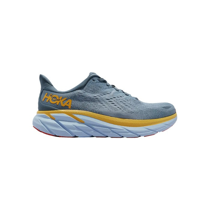 Hoka Clifton 8 2E Wide 'Goblin Blue Mountain Spring'