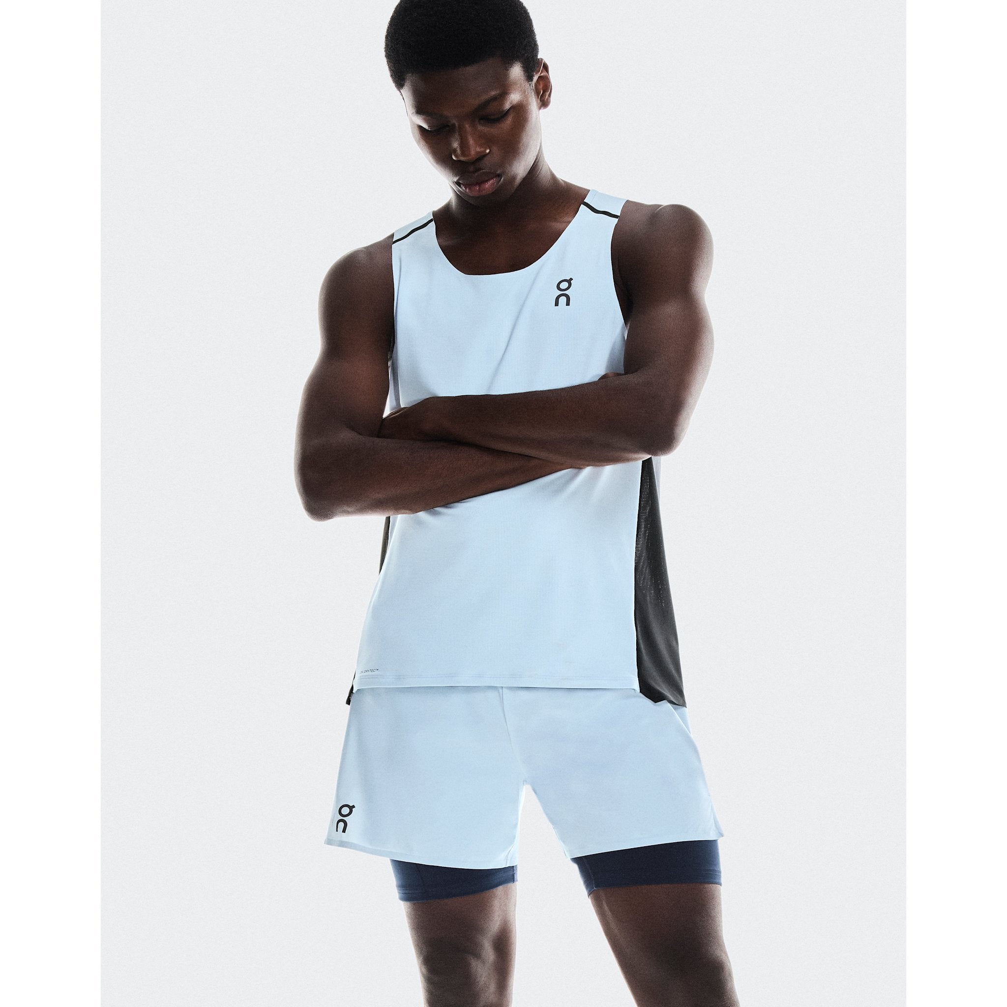 On 5" Performance 2/1 Shorts Arctic | Midnight
