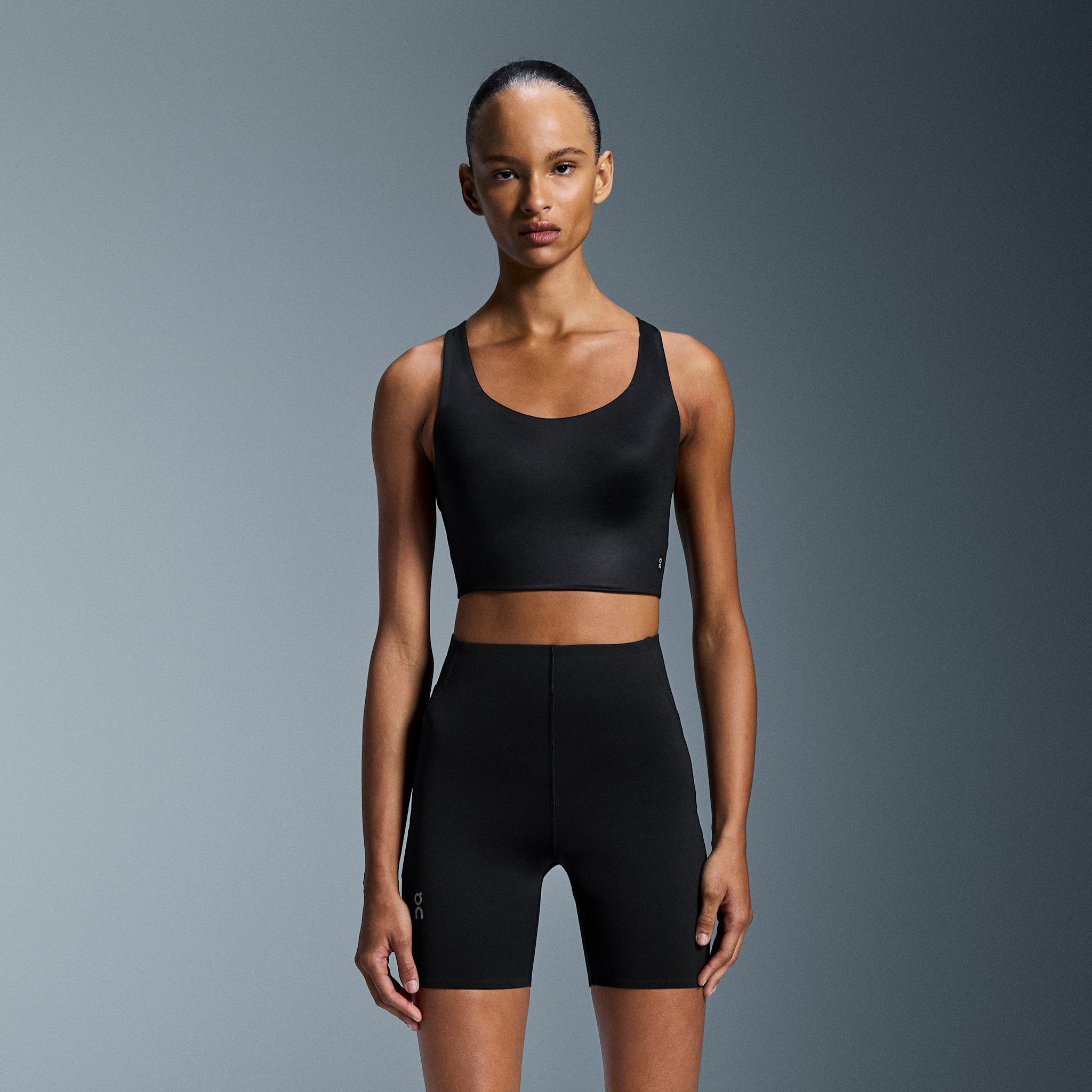 On Train Bra Longline Black