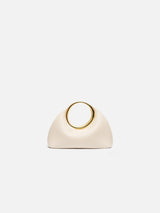 Jacquemus The Small Calino Nappa Leather Handbag Light Ivory