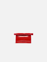 Jacquemus The Small Rond CarreClutch Mini Take-Away Pouch Bag Red