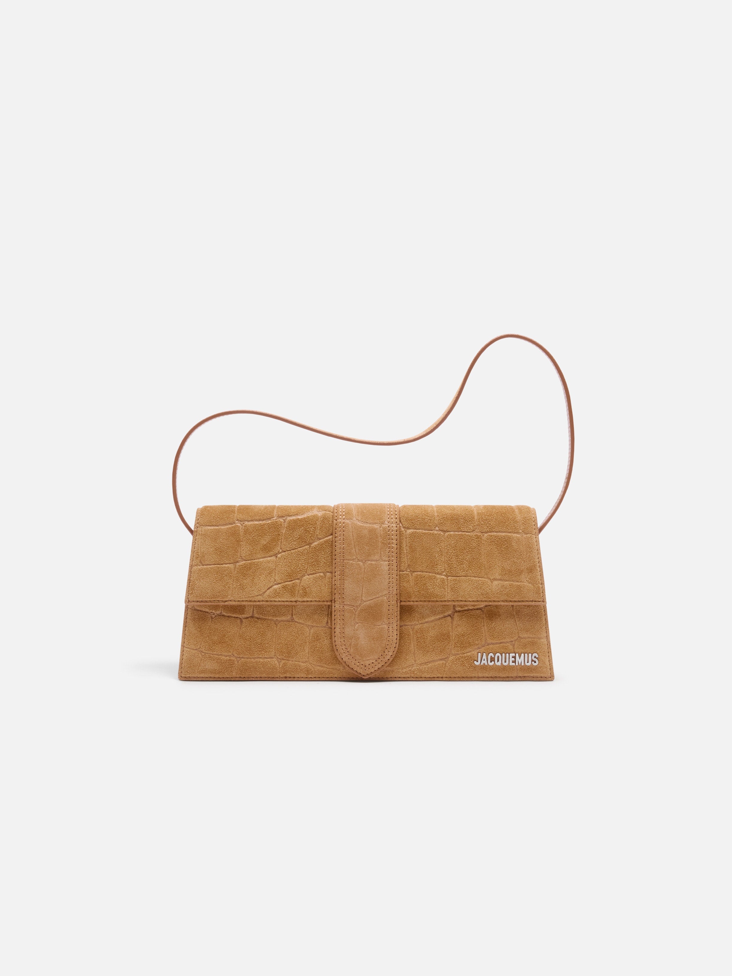 Jacquemus The Long Bambino Long Flap Bag Camel