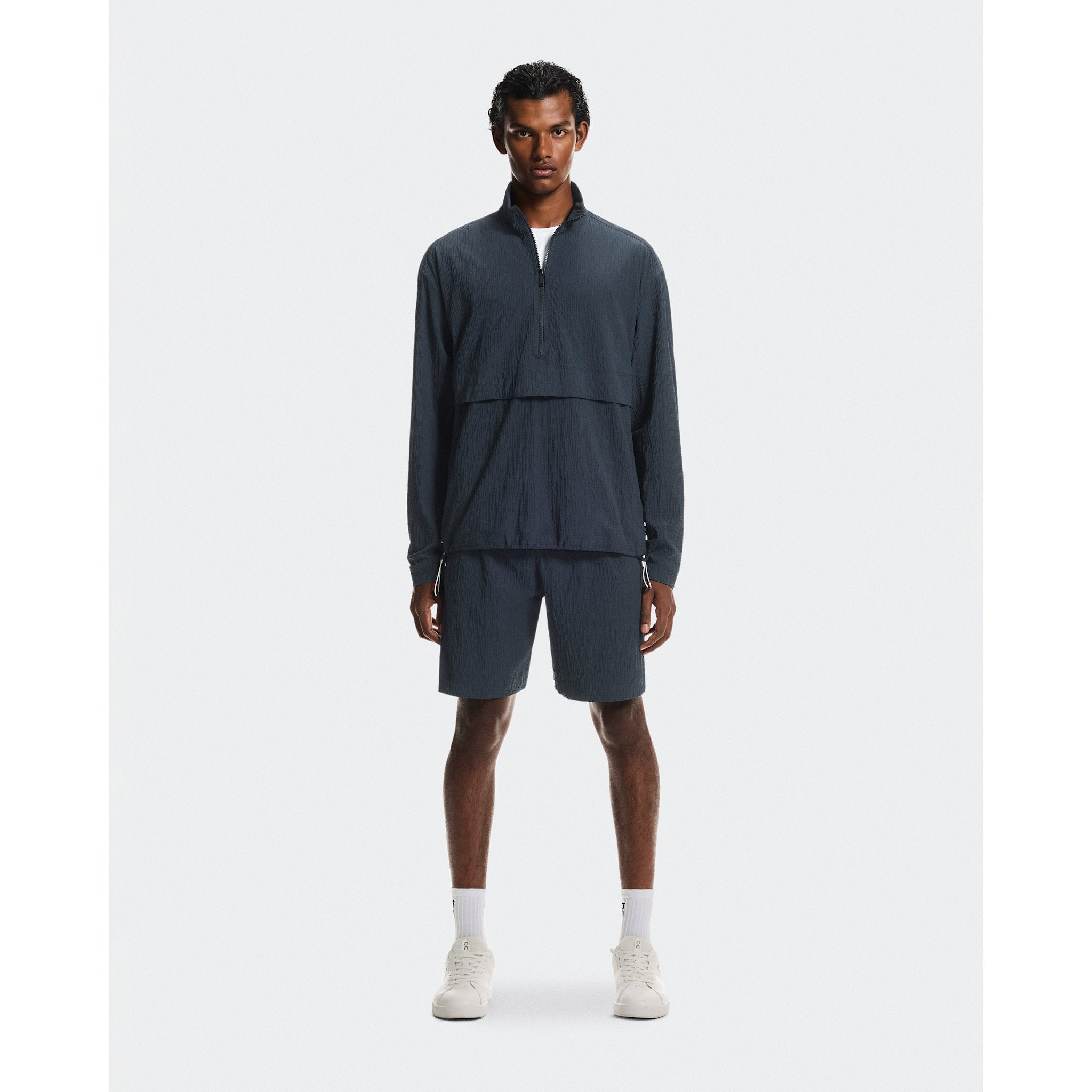 On Courtside 1/2 Zip Eaze Midnight
