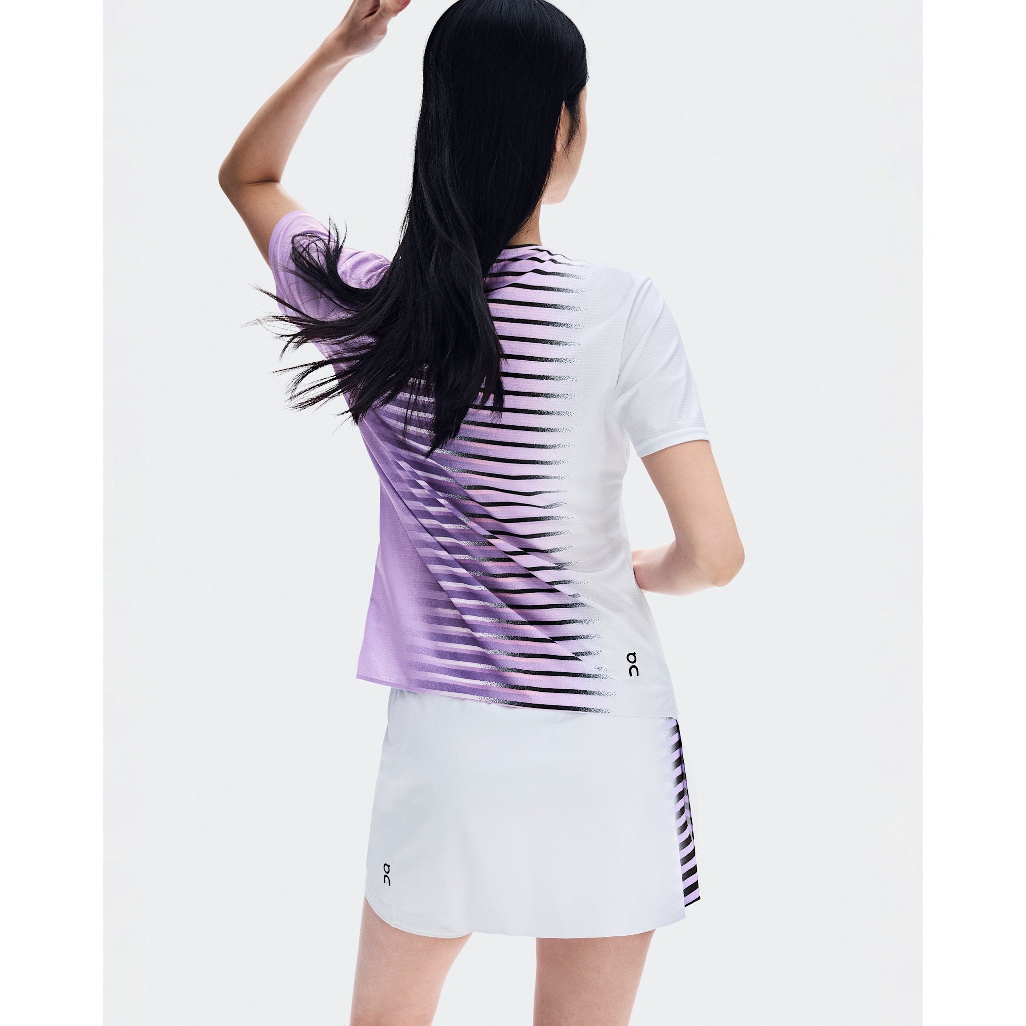 On Court-T Edge Bloom | White