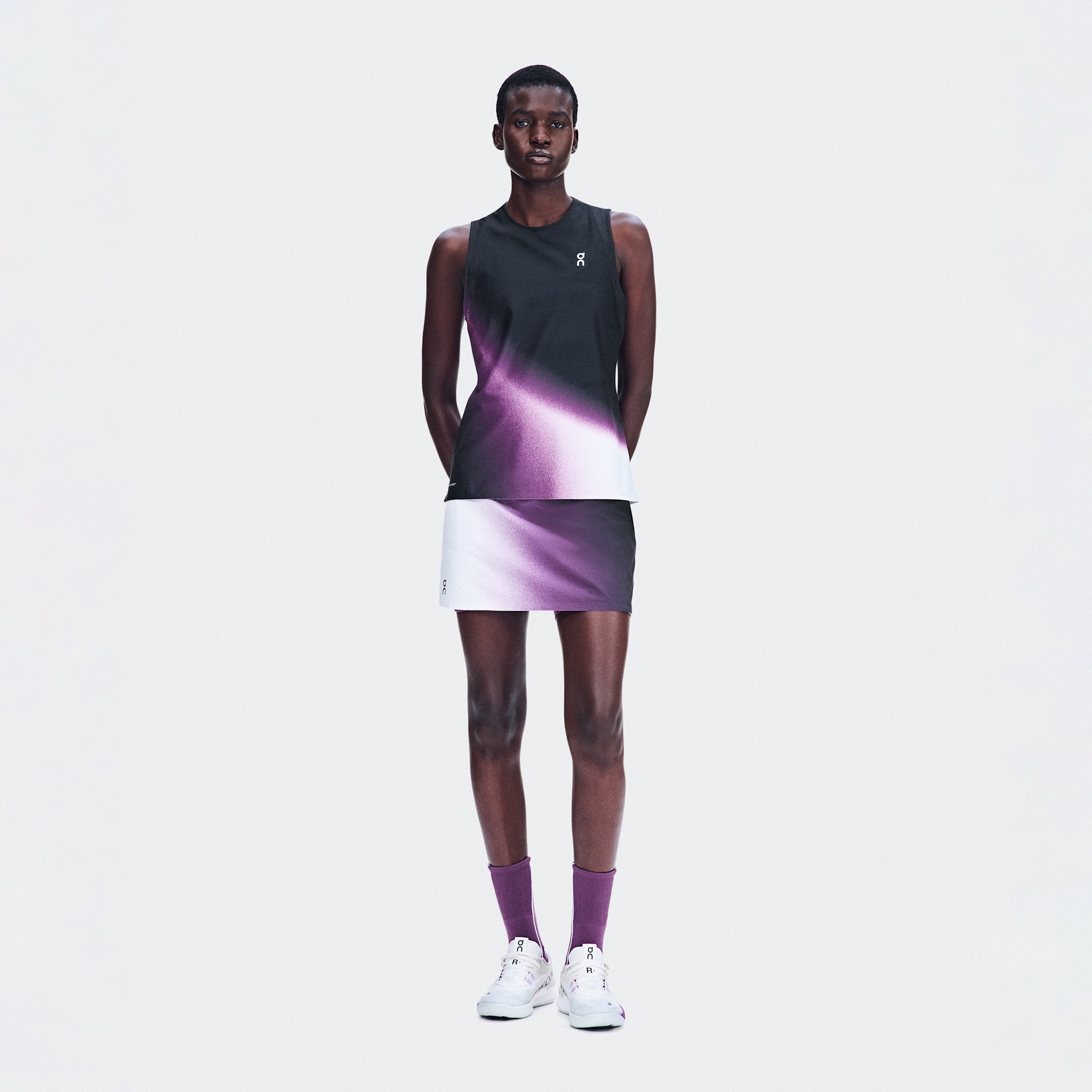 On Court Skirt Split Swing White | Cassis