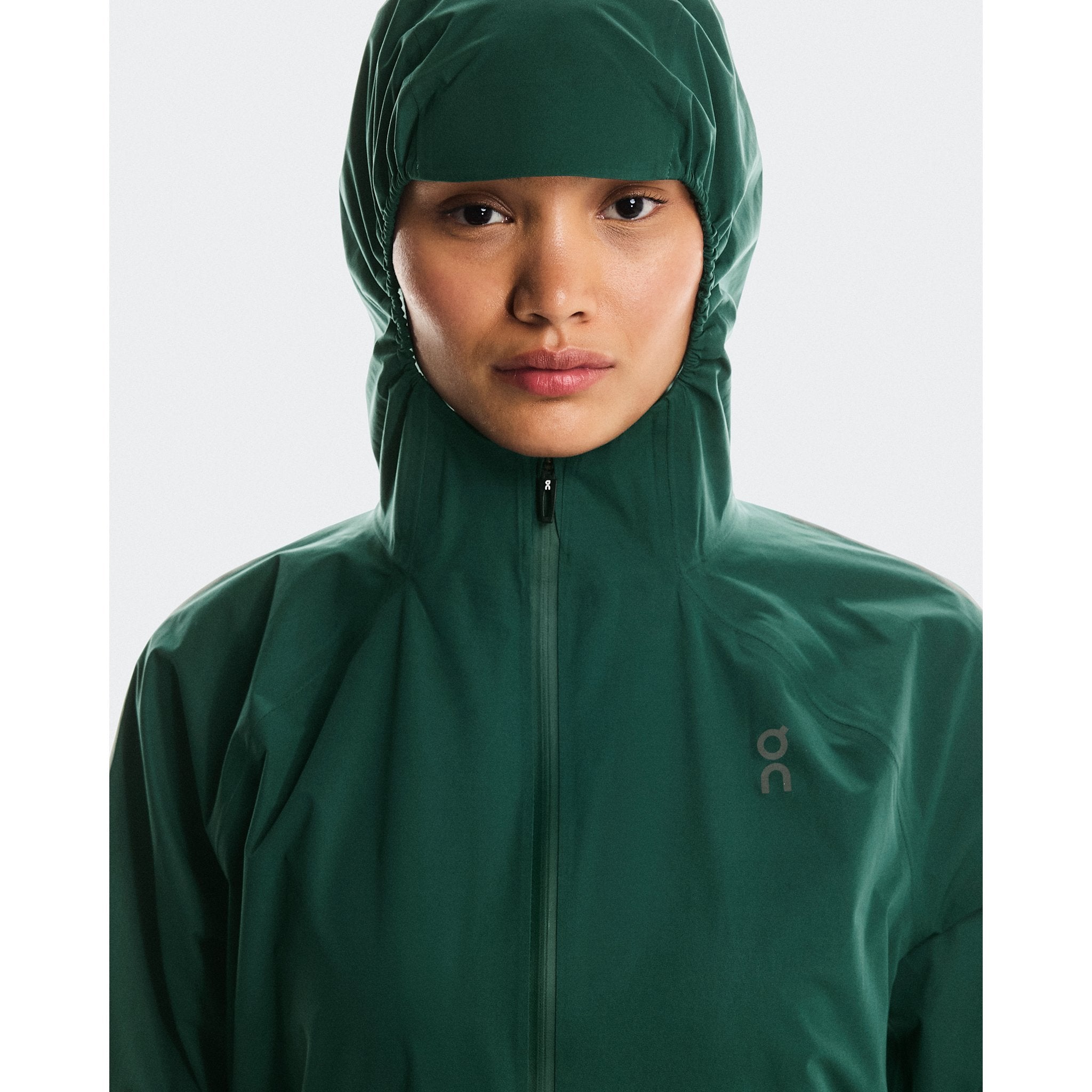 On Performance Jacket Waterproof Spirulina