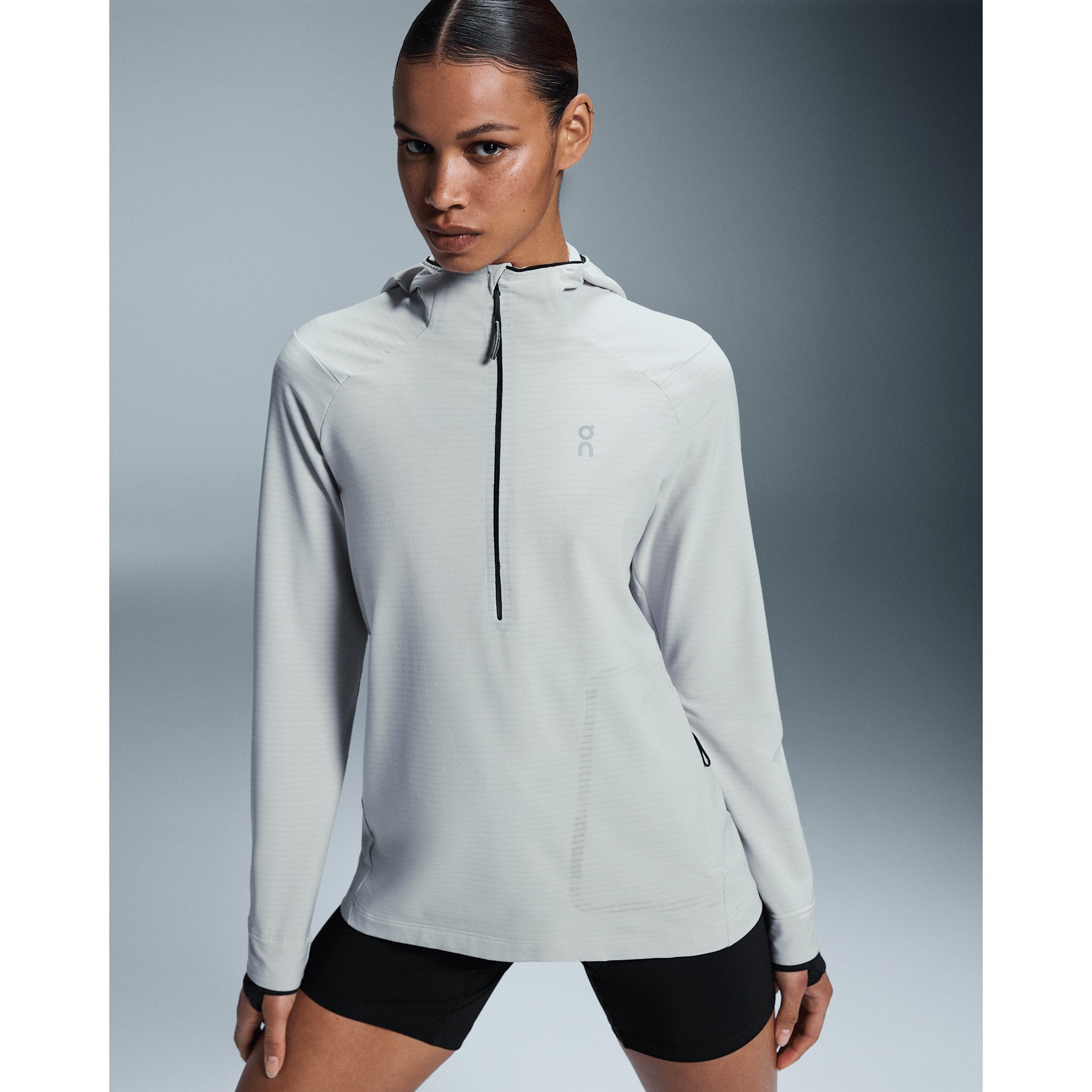 On Pace Hoodie Glacier