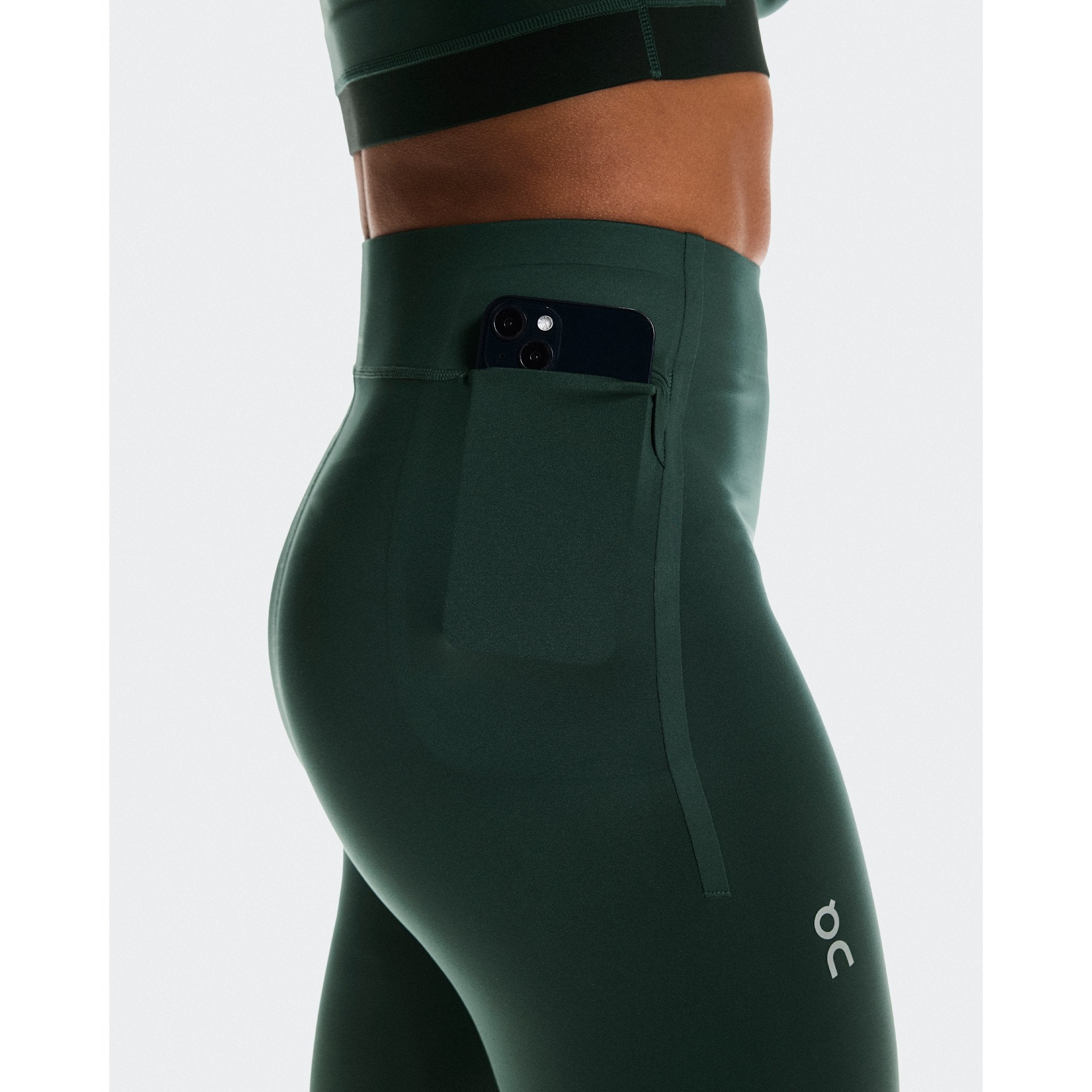 On Train Tights 7/8 Obsidian