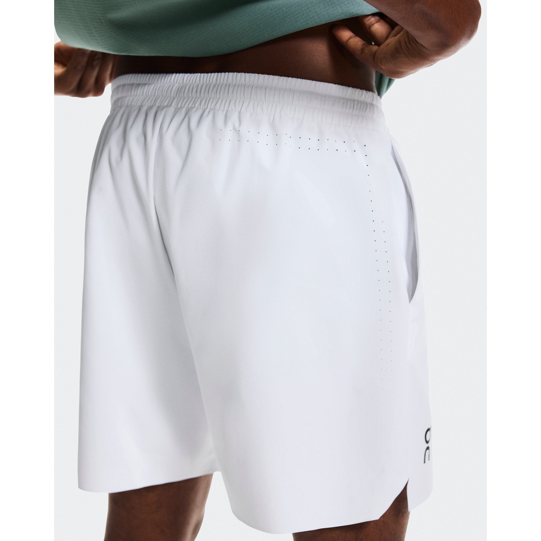 On 5" Court Shorts White