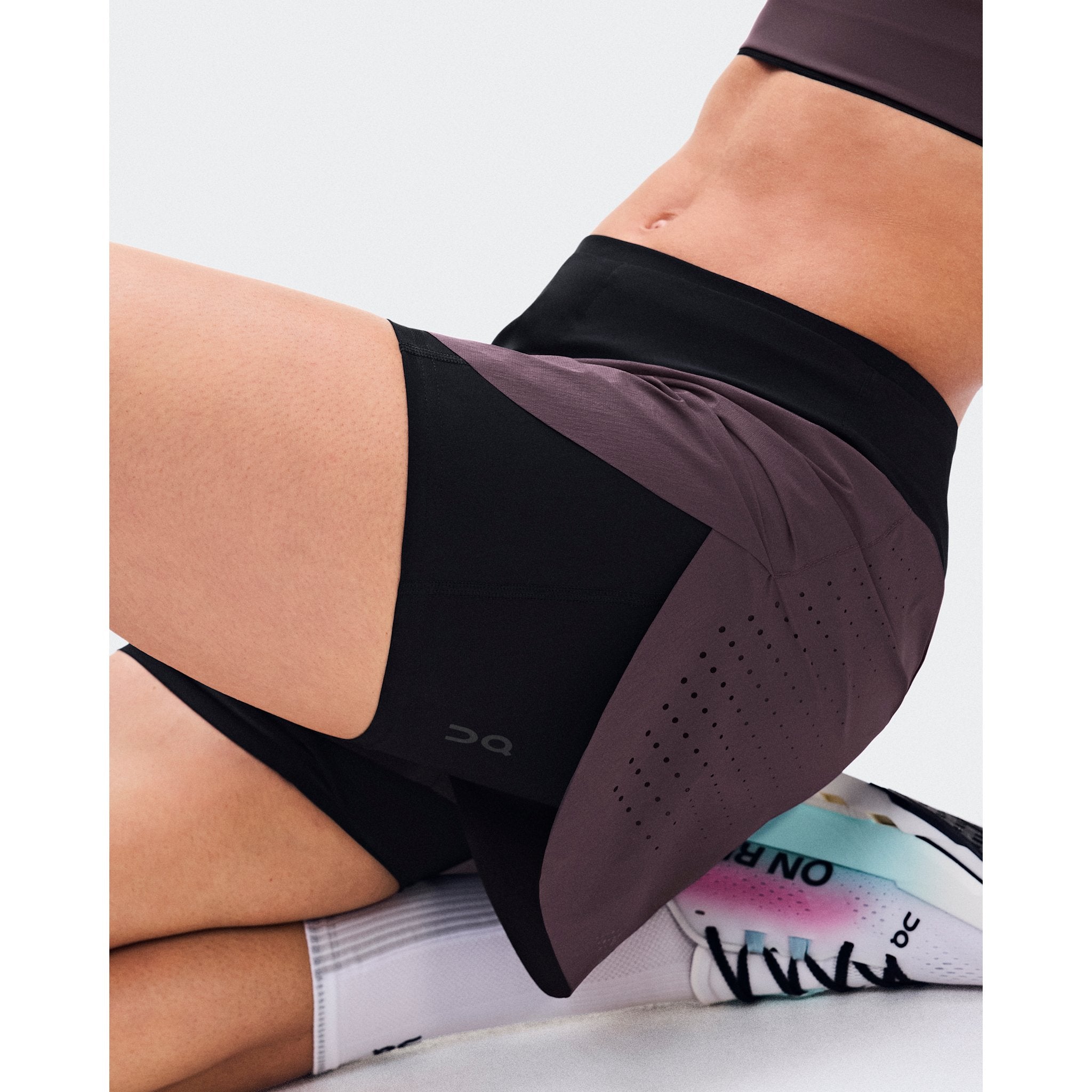 On Zero 2-in-1 Shorts Urchin | Black