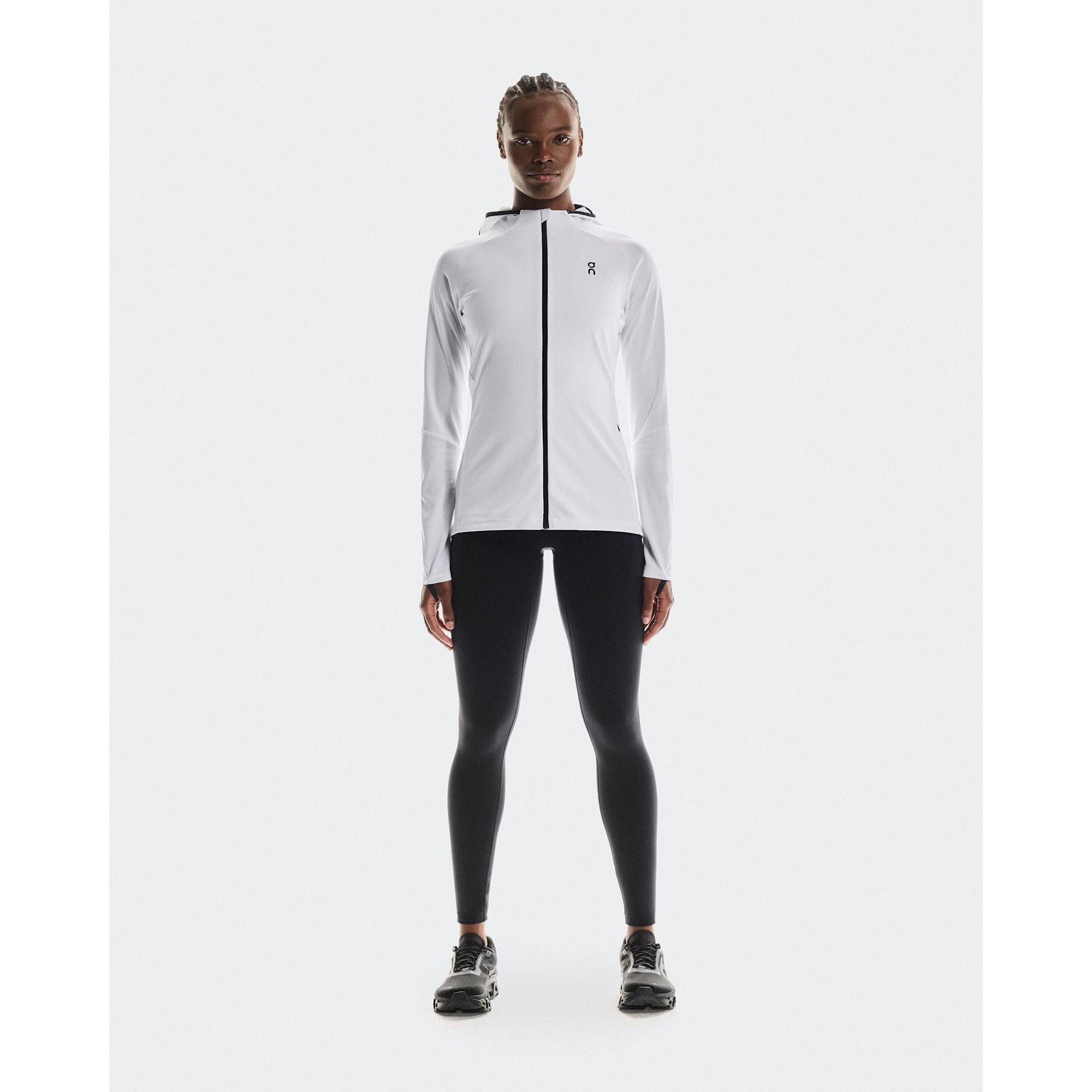 On Climate Zip Hoodie White