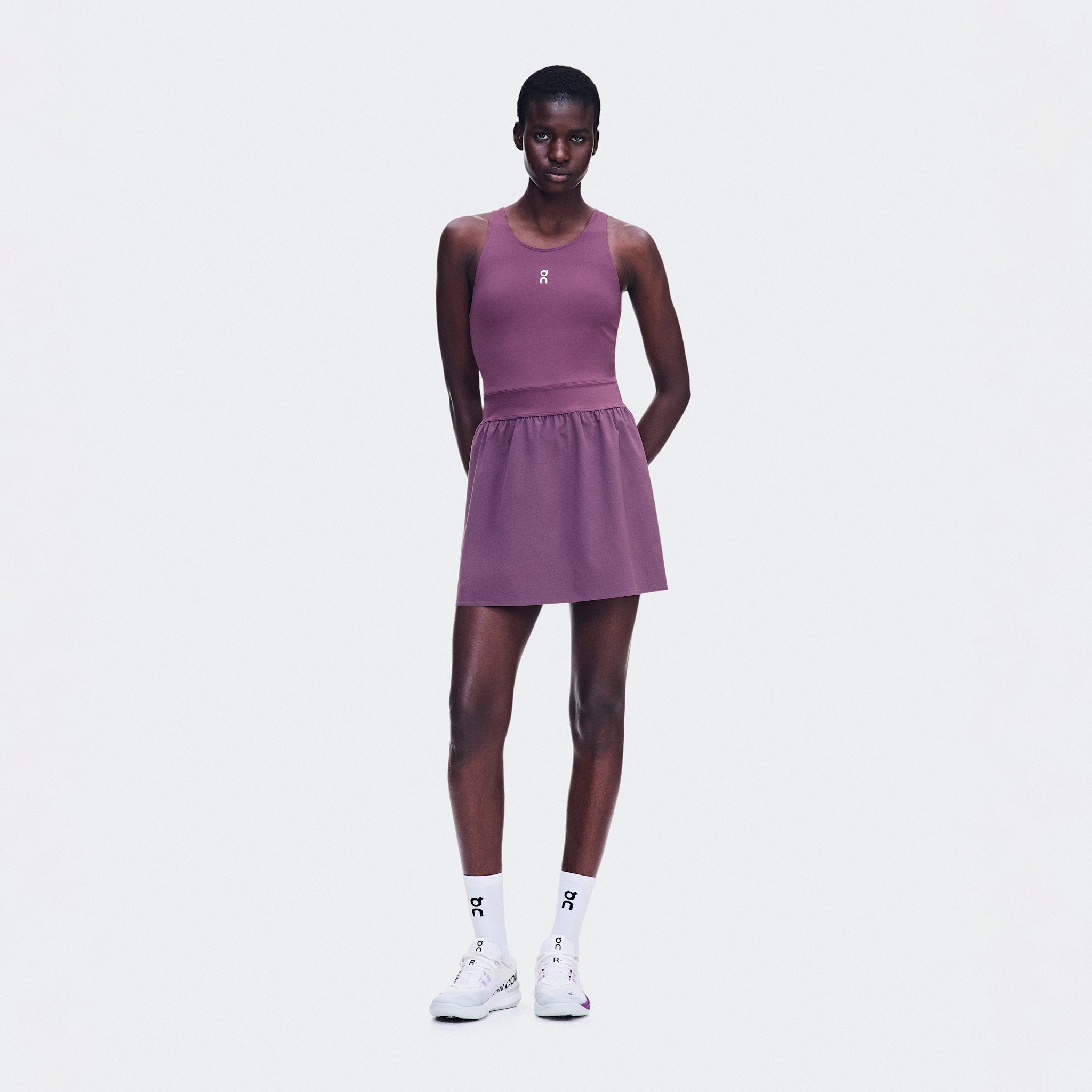 On Court Dress Split Black