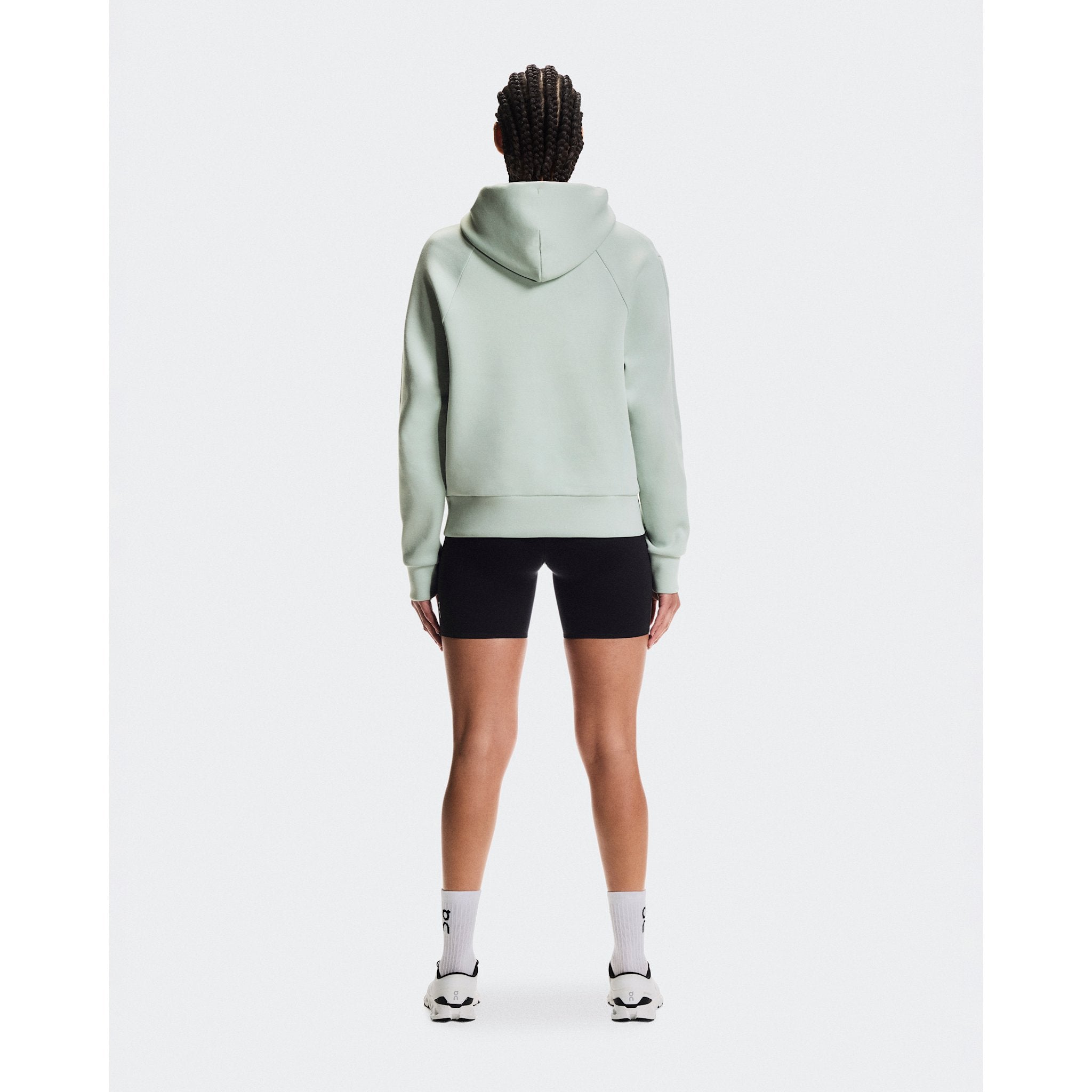 On Focus Tech Zip Hoodie Mineral