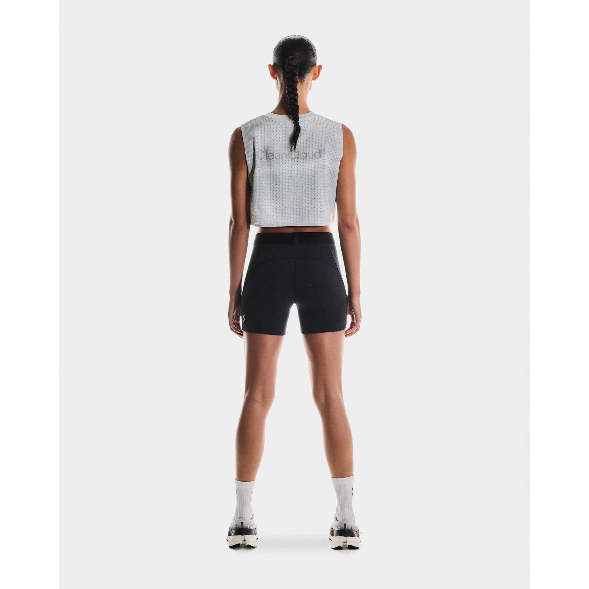 On Pace Tank Glacier | White
