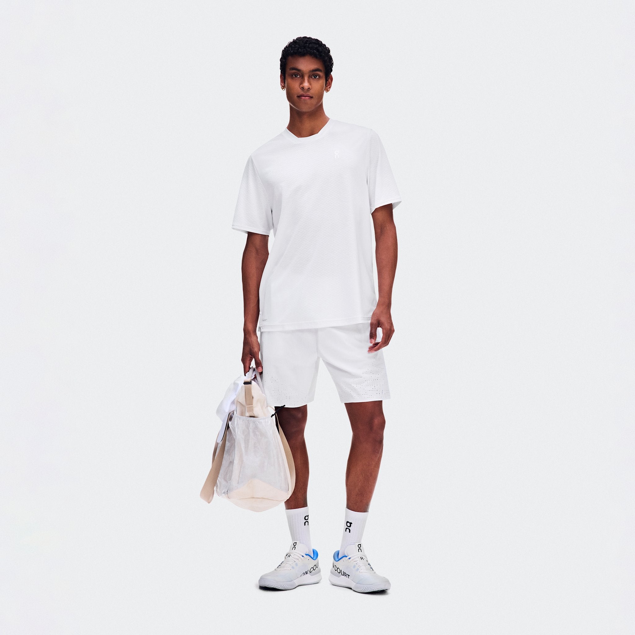 On 7" Court Shorts LDN White