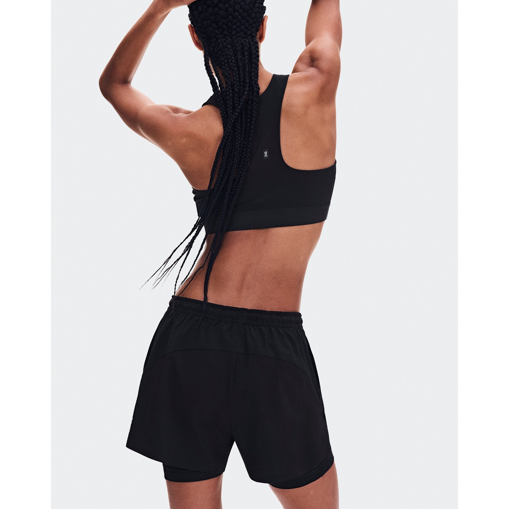 On Train 2-in-1 Shorts Black