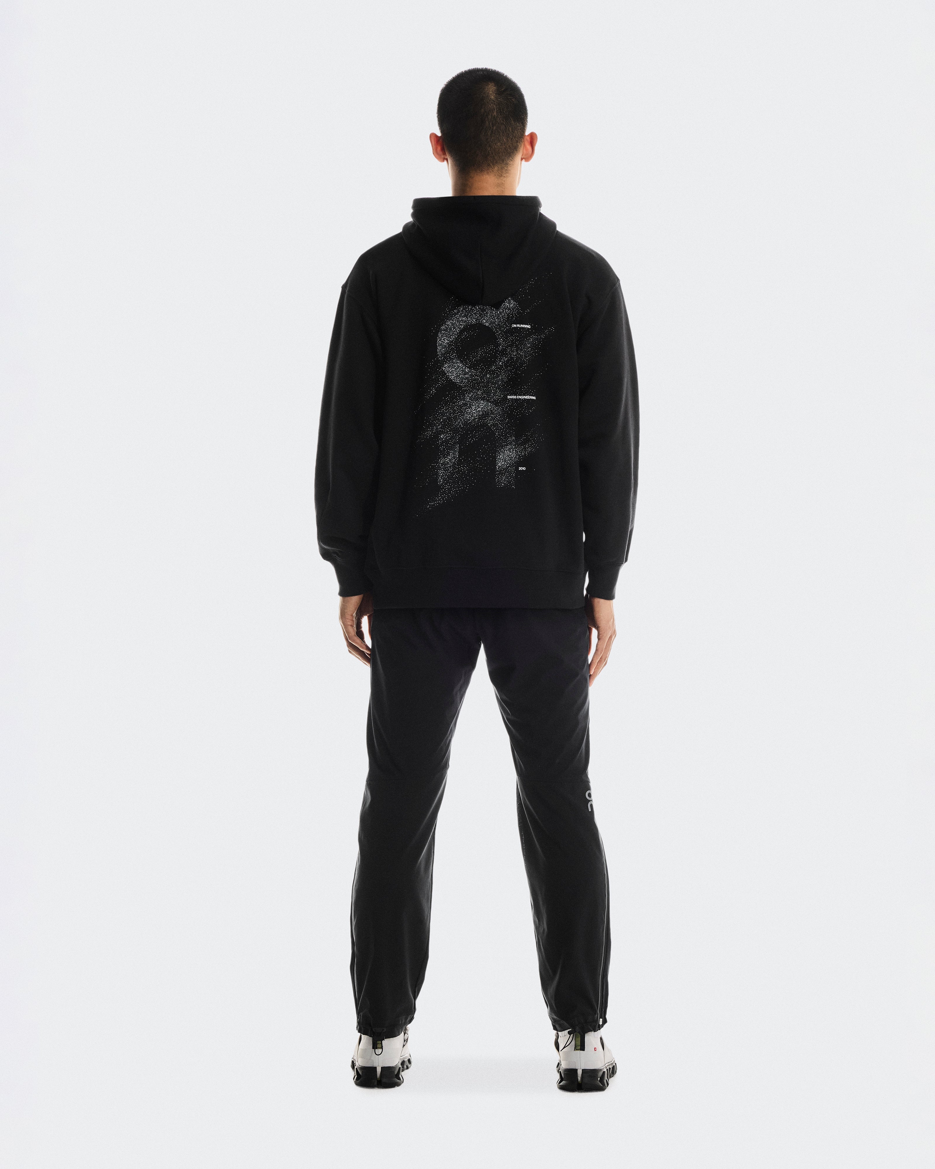 On Club Hoodie Graphic Black | Olive