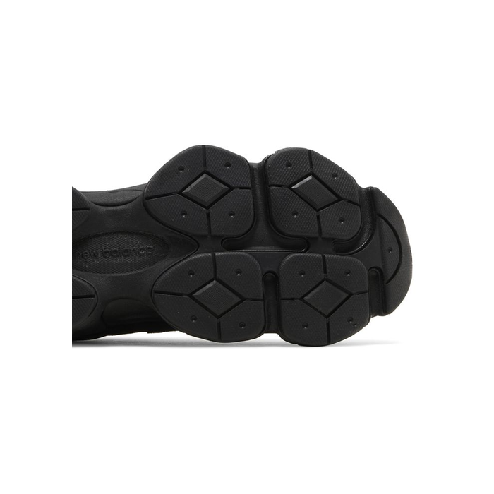 New Balance 9060 'Triple Black Suede Patent'