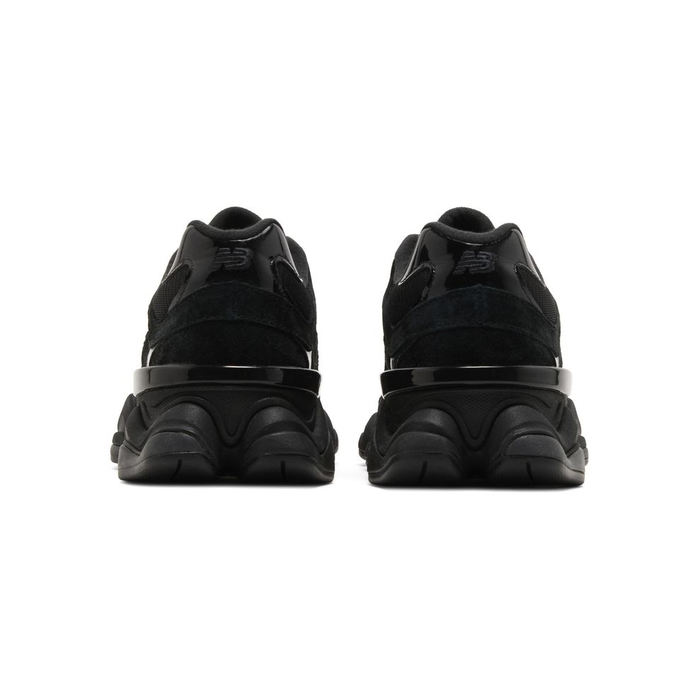 New Balance 9060 'Triple Black Suede Patent'
