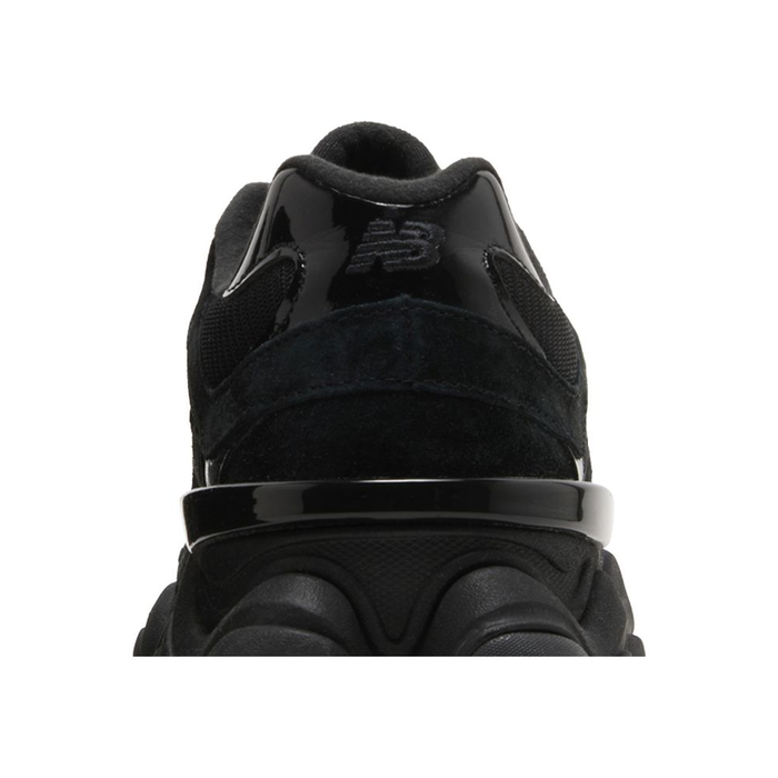 New Balance 9060 'Triple Black Suede Patent'
