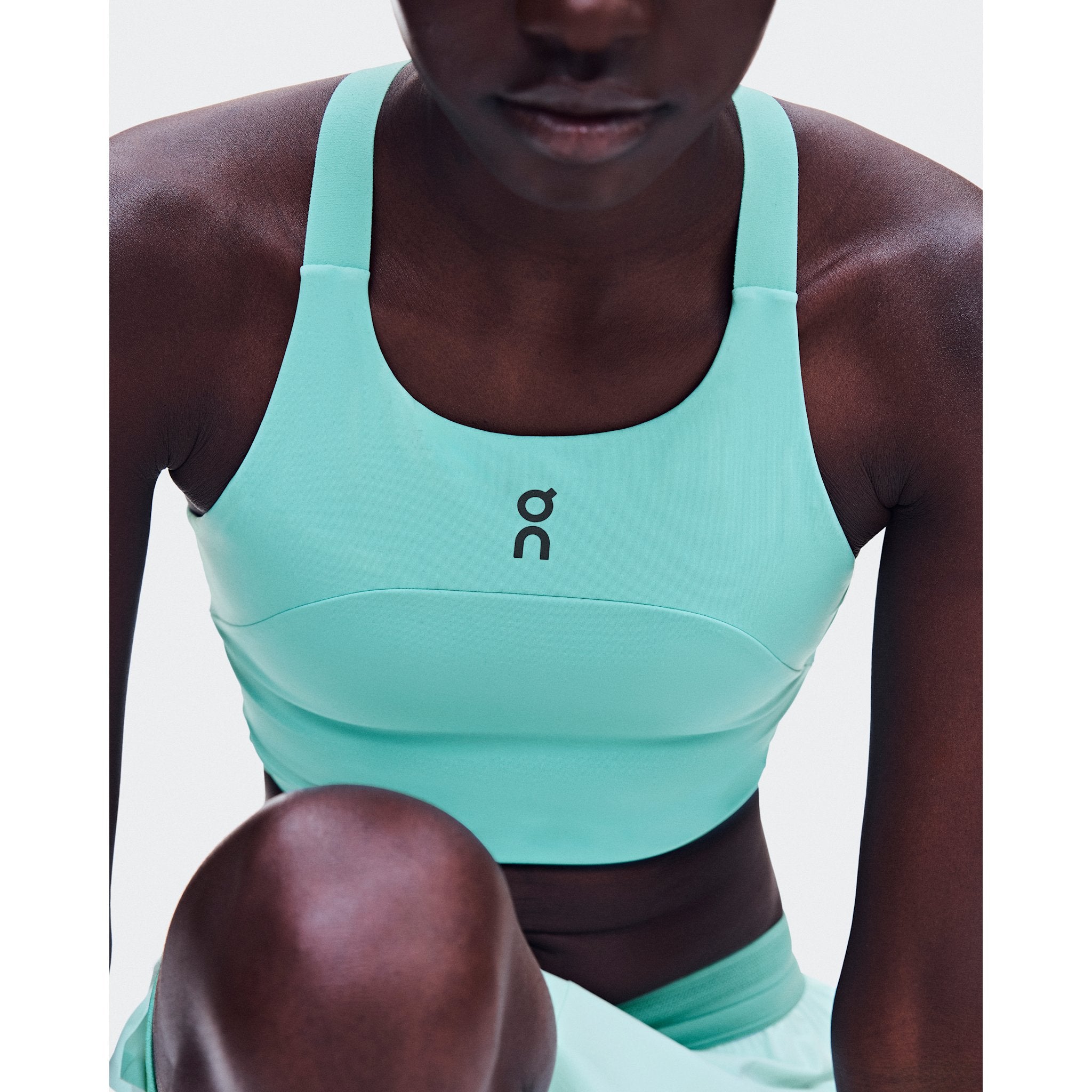 On Performance Crop Aquamarine