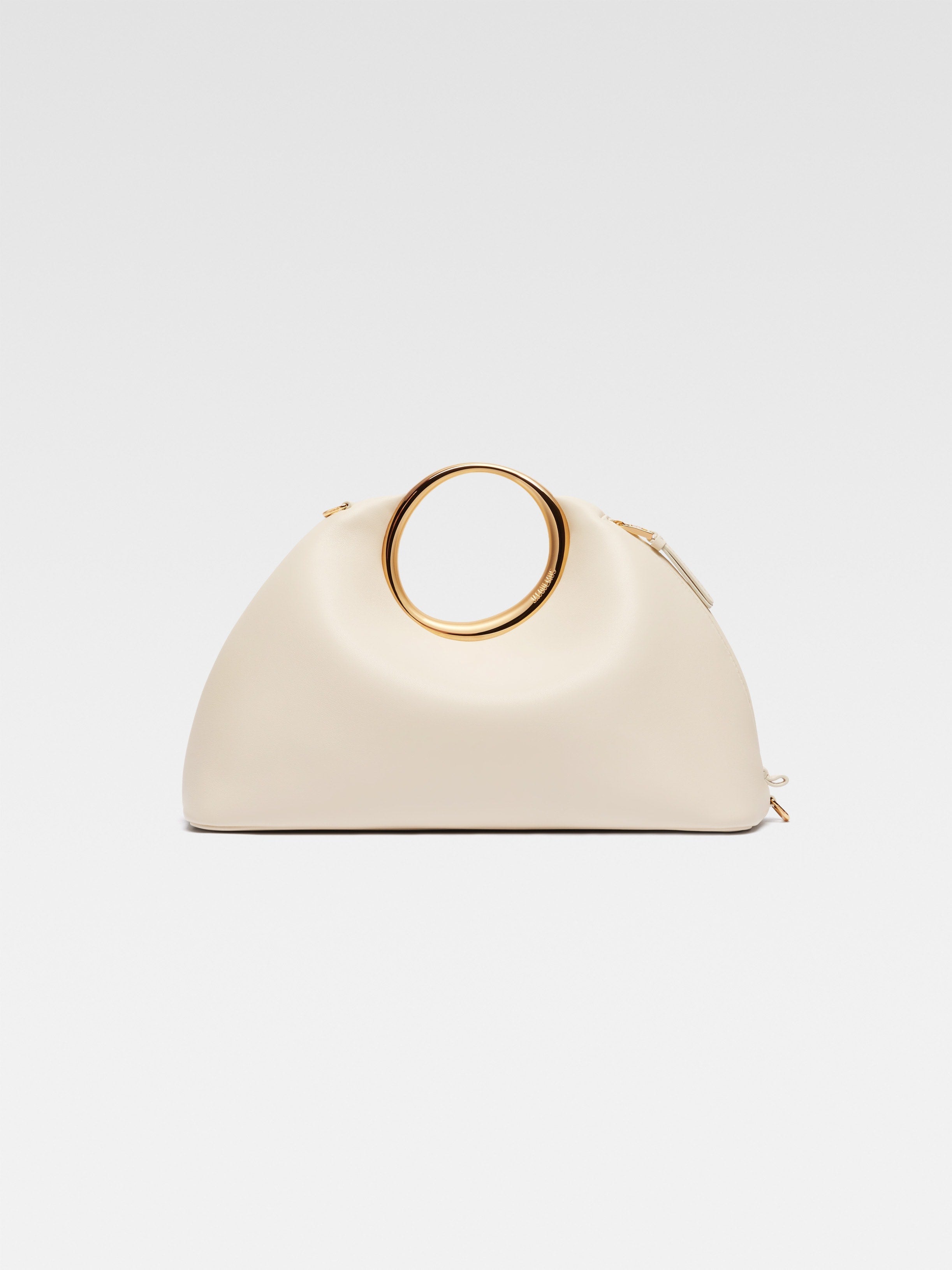 Jacquemus The Calino Nappa Leather Handbag Light Ivory