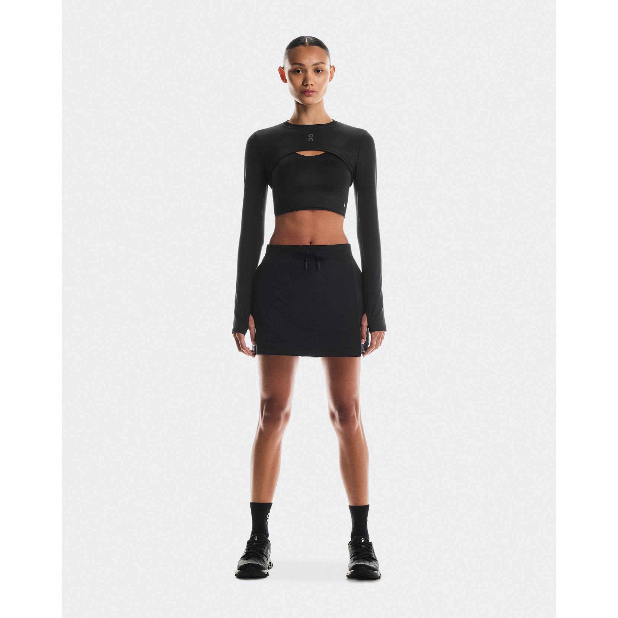 On Focus Tech Skirt Black