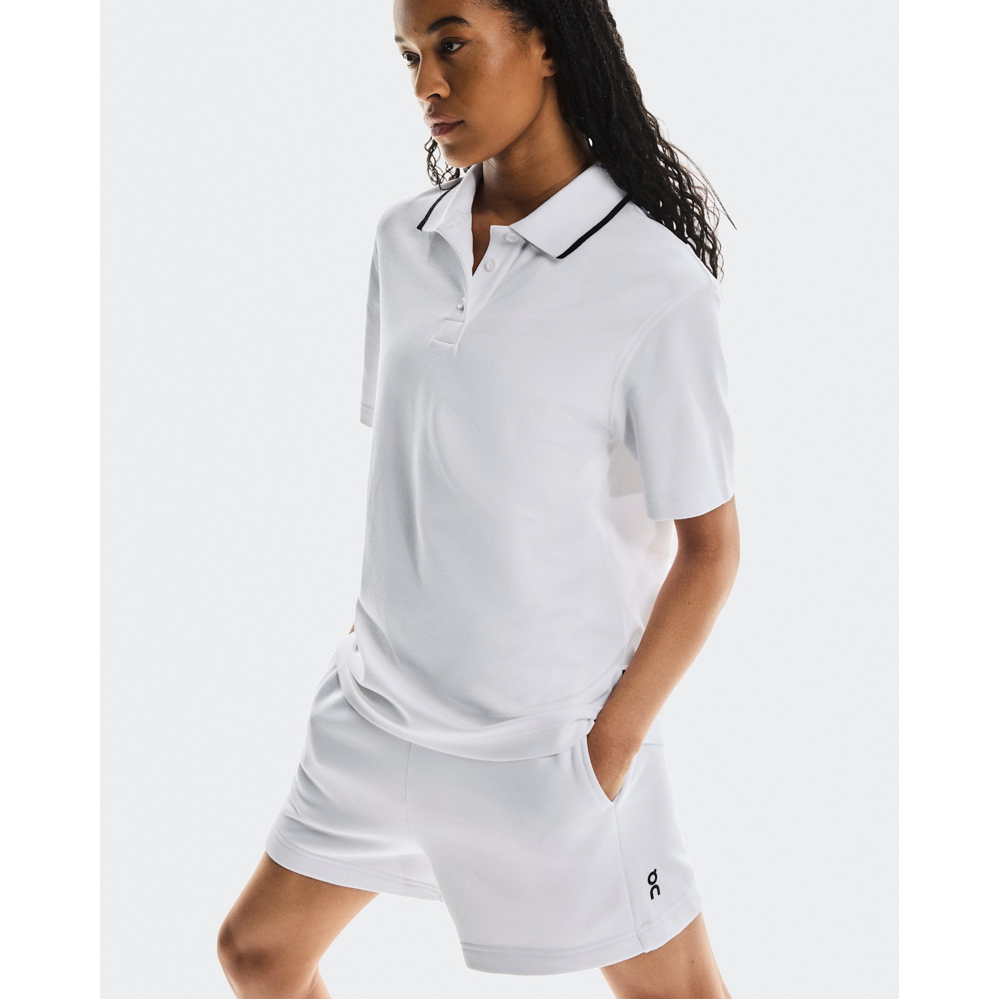 On Courtside Polo White