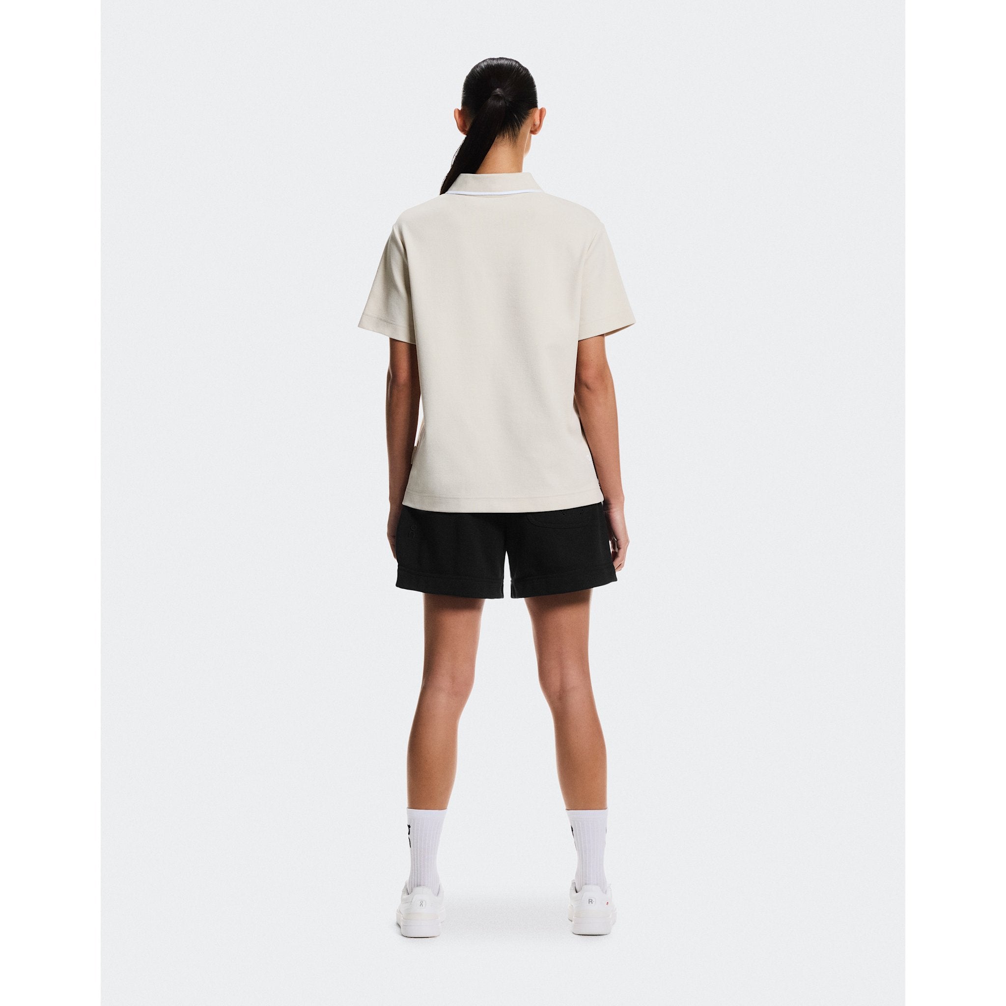 On Courtside Polo Sand | White