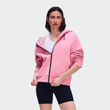 On Focus Tech Zip Hoodie Magnolia