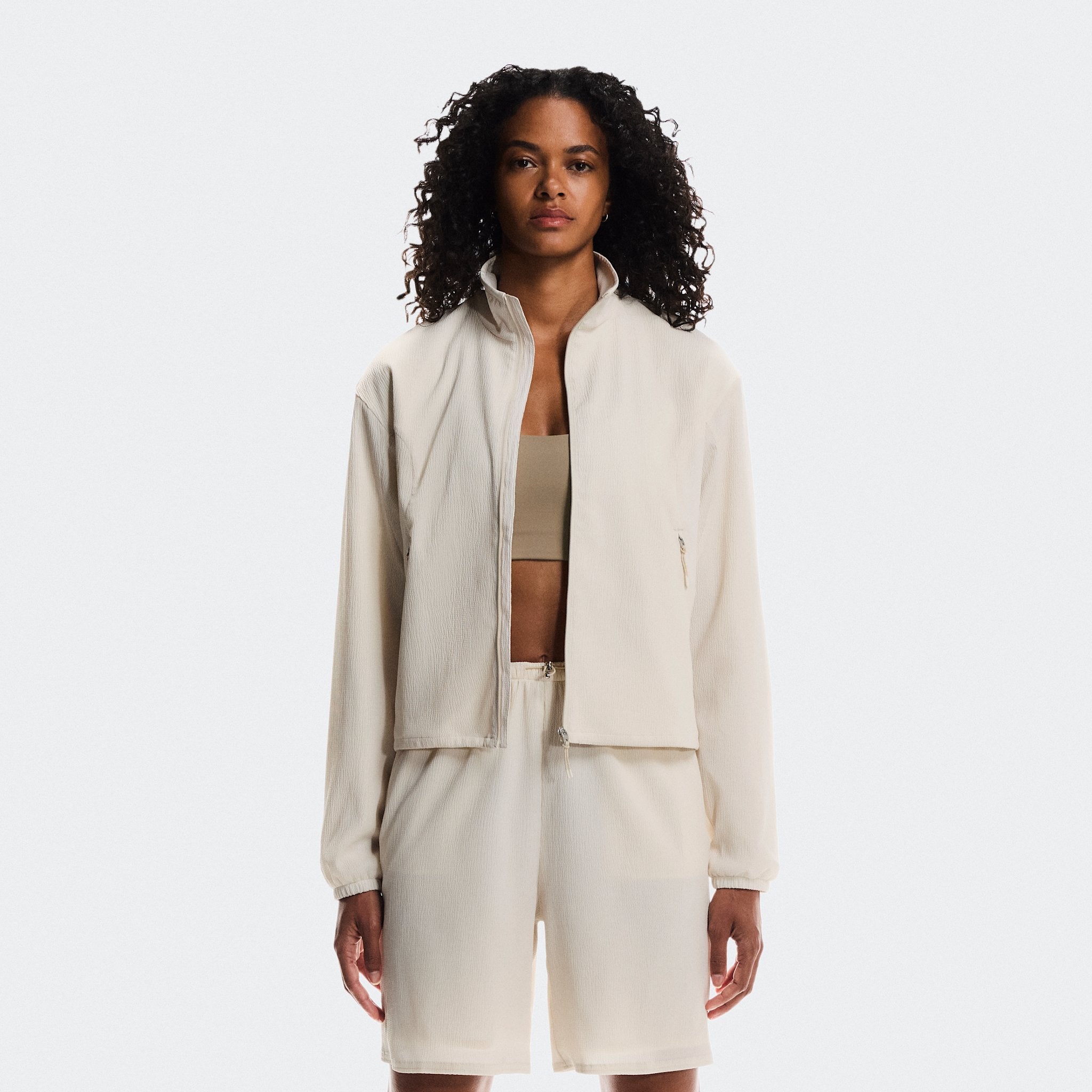 On Track Jacket Cream