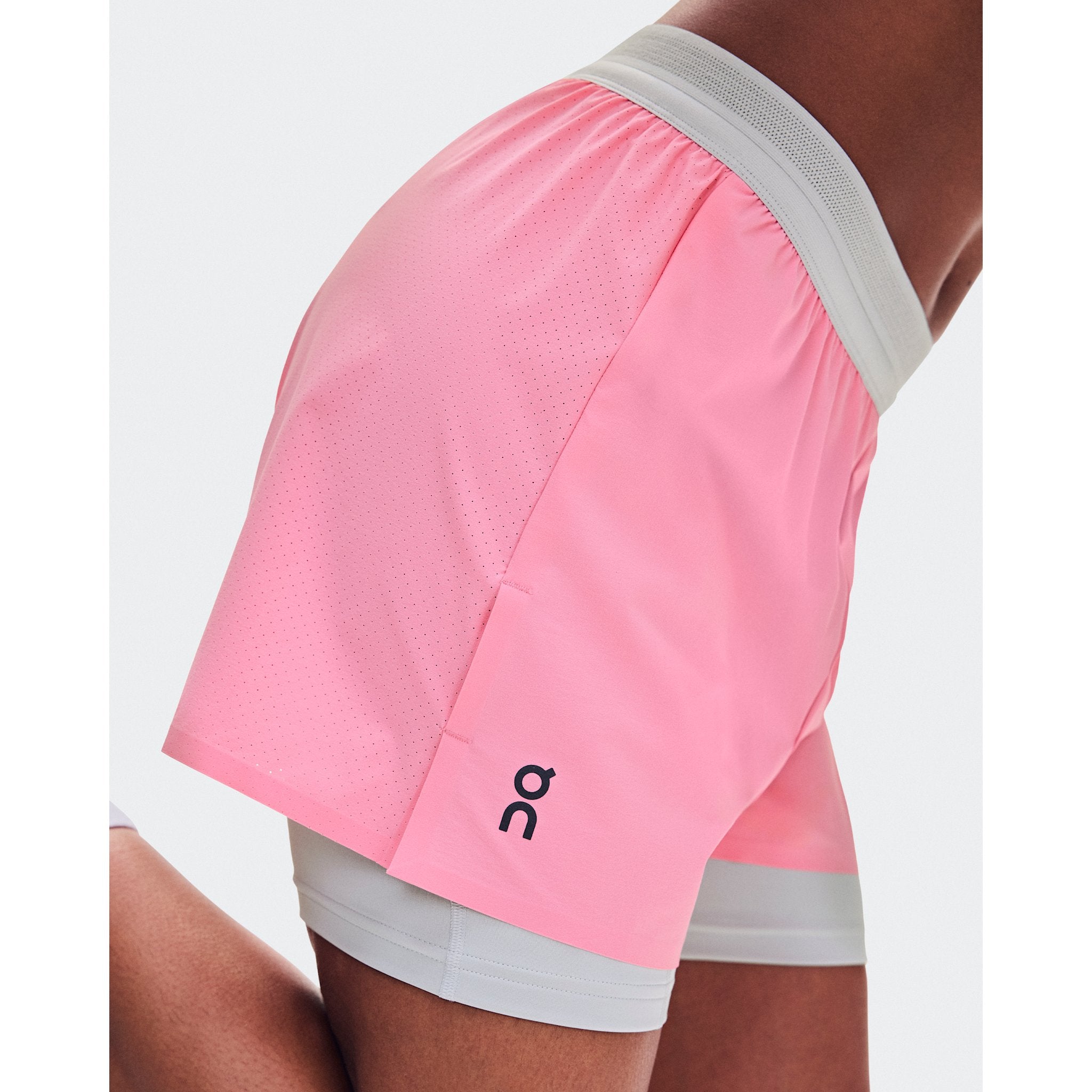 On 3" Performance 2/1 Shorts Magnolia | Glacier