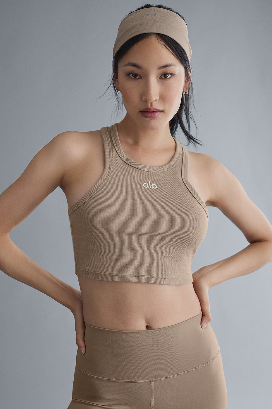 Alo Yoga Airlift Headband - Gravel