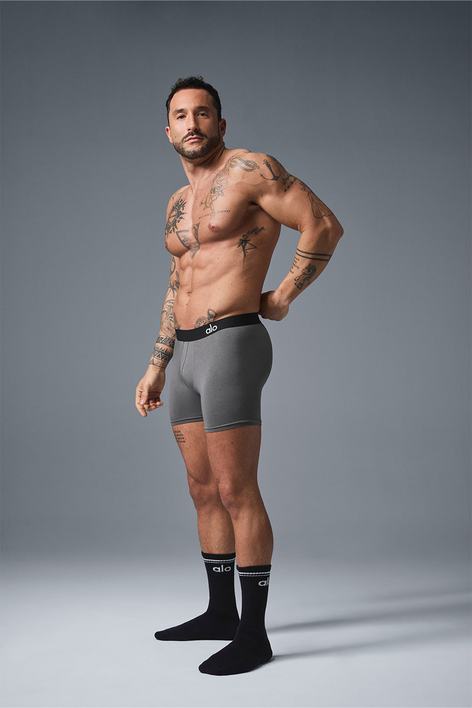 Alo Yoga Day and Night Boxer - Grey