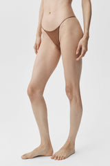 Alo Yoga Airmesh Venus Thong - Sun Kissed Brown