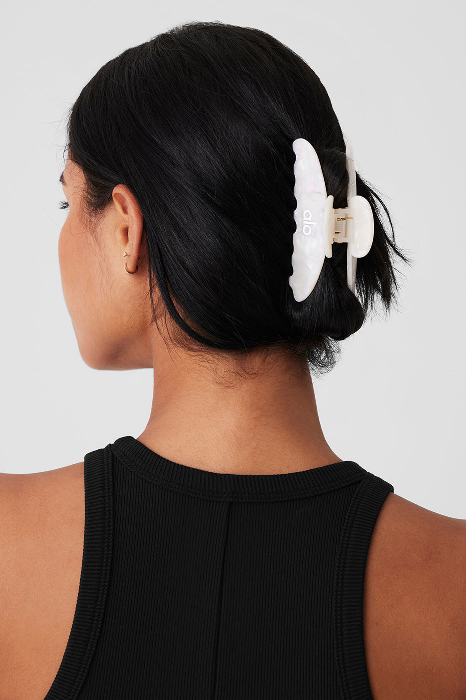 Alo Yoga 90's Claw Clip - White Pearl