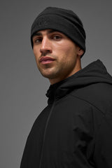 Alo Yoga Performance Fleece Beanie - Black/Black