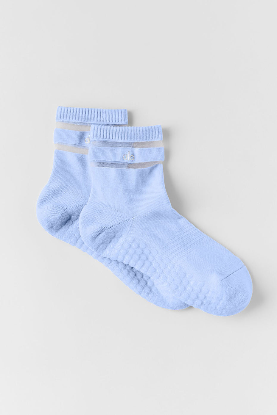 Alo Yoga Women's Pulse Grip Sock - Light Provence Blue