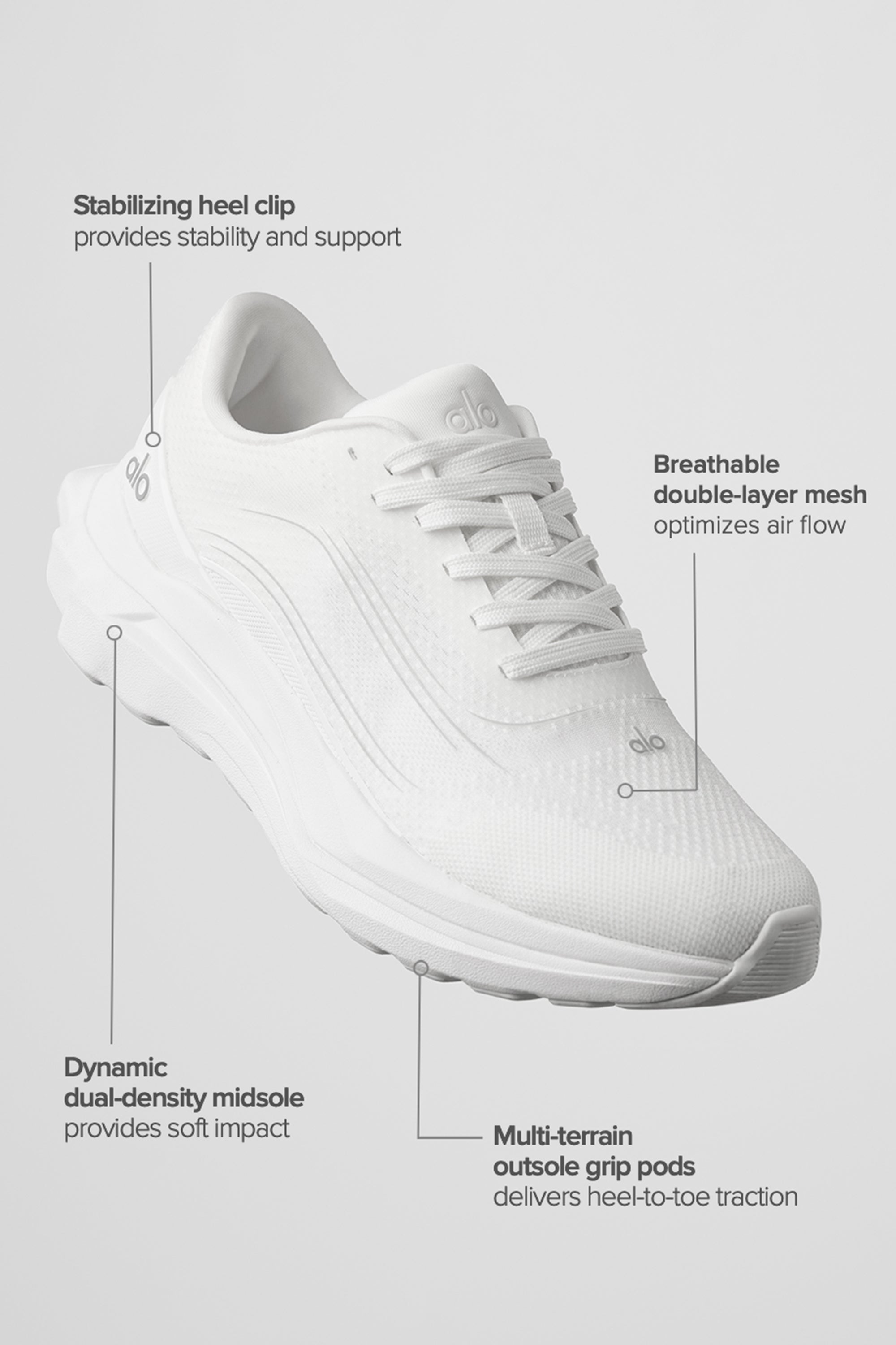 Alo Yoga ALO Runner - White/White