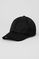 Alo Yoga Satin Off-Duty Cap - Black