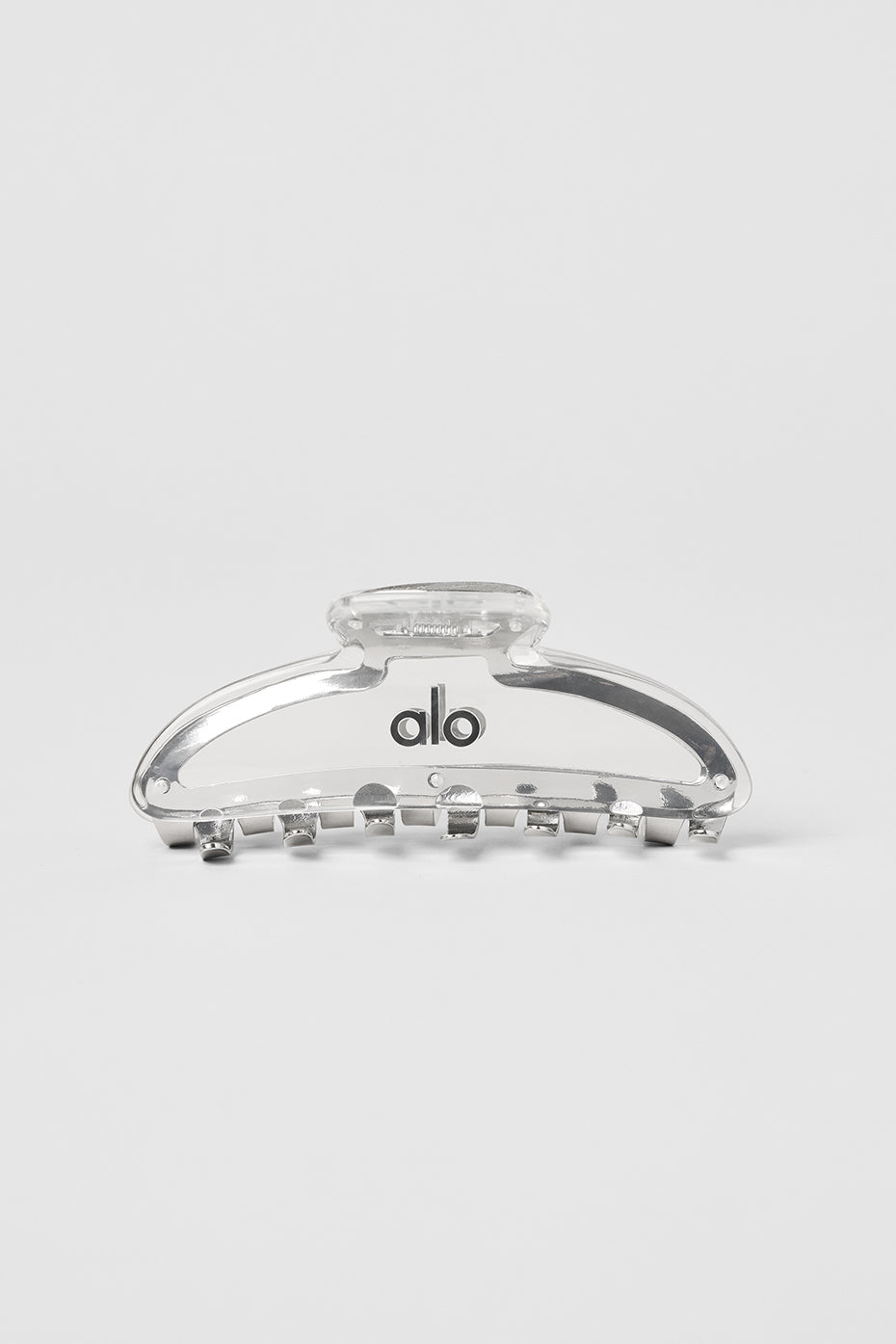 Alo Yoga Acrylic Illusion Claw Clip - Clear Acetate/Chrome