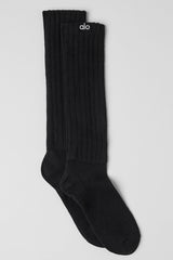 Alo Yoga Unisex Scrunch Sock - Black
