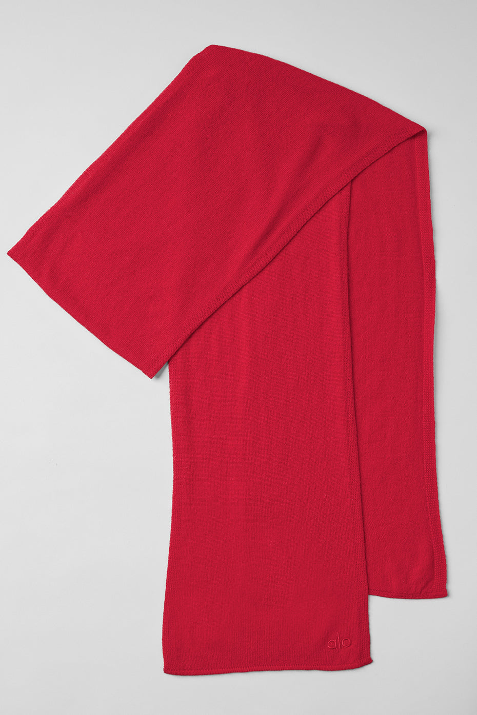 Alo Yoga Cashmere Light Frosted Scarf - Red Ribbon