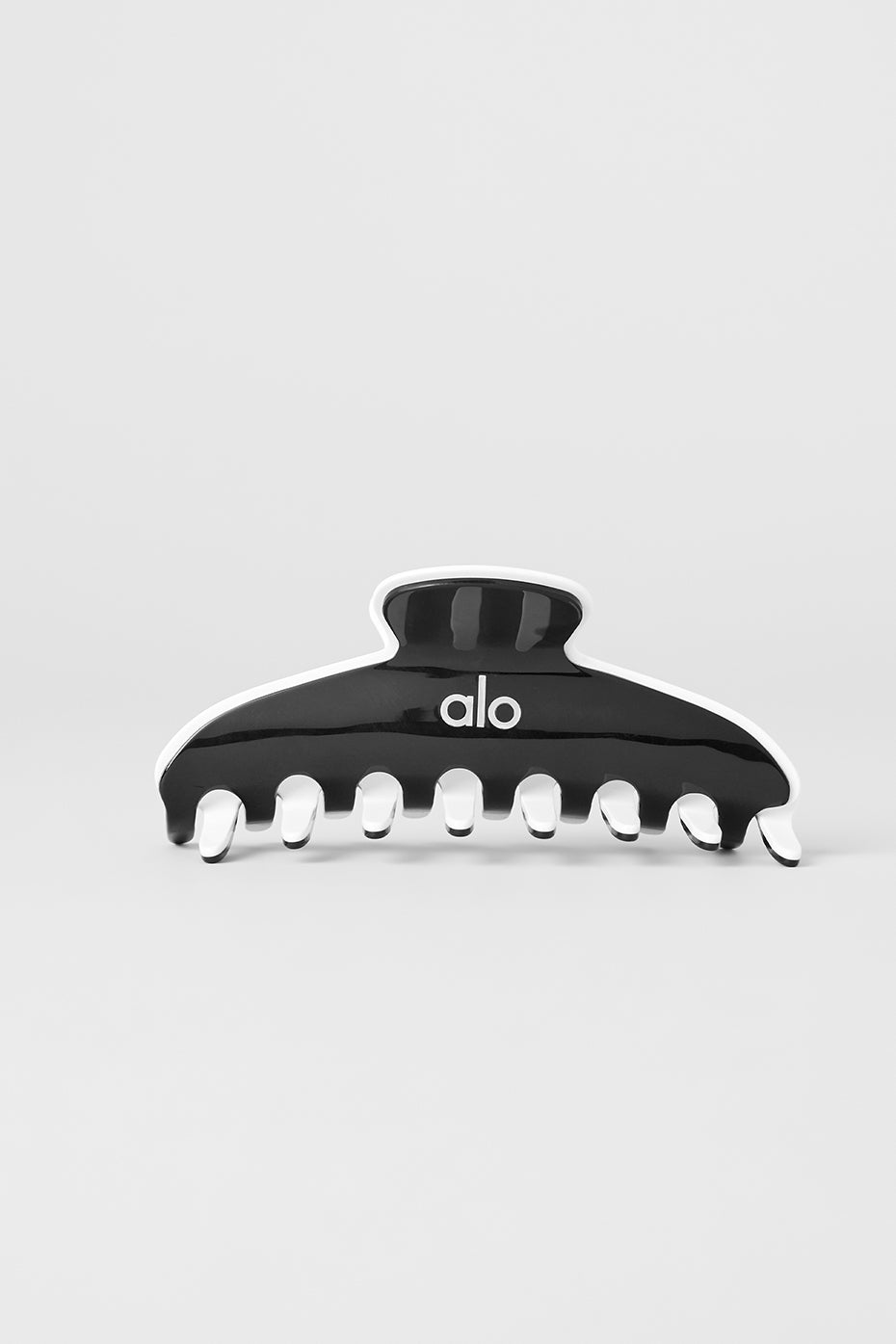 Alo Yoga Outline Claw Clip - Black/White