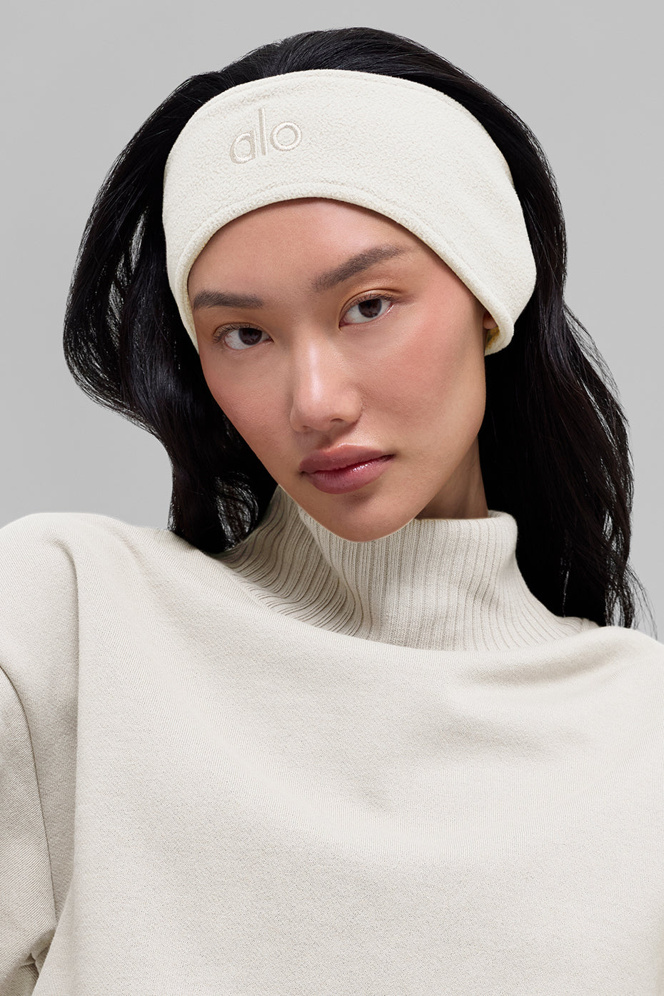 Alo Yoga Polar Fleece Ear Warmer - Ivory