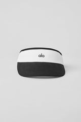 Alo Yoga Colorblock Visor - Black/White