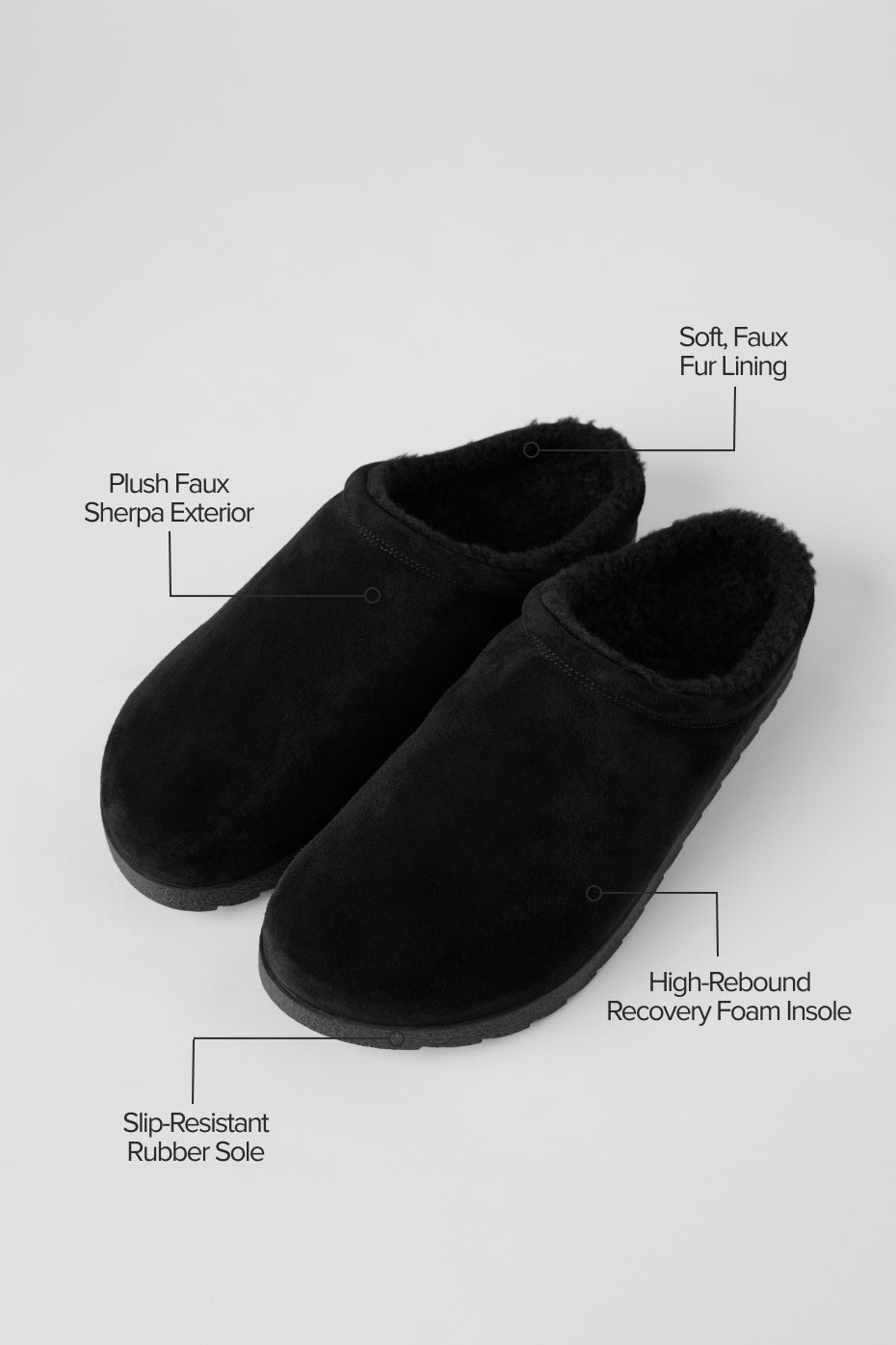 Alo Yoga Recovery Slipper - Black