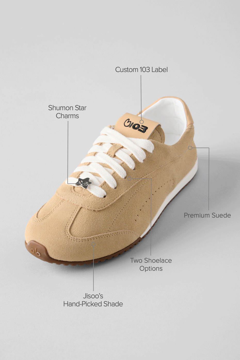 Alo Yoga ALO Sunset Sneaker + Jisoo - Caramel Cream